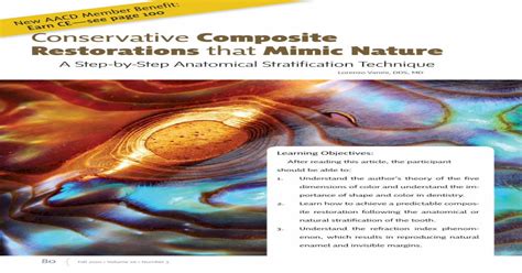 conservative composite restorations that mimic nature Ebook Doc