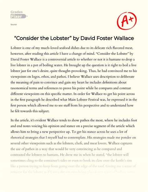 consider david foster wallace critical essays PDF