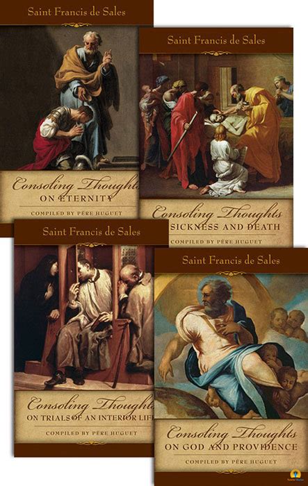 consoling thoughts of st francis de sales set of four Doc