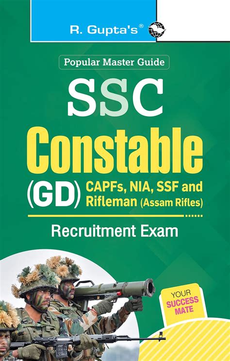 constablegd in capfs nia ssf and riflemanin assam rifles exam 2015 Kindle Editon