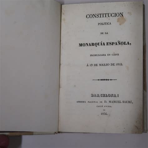 constitucion pol?ica monarqu espa?la promulgada PDF