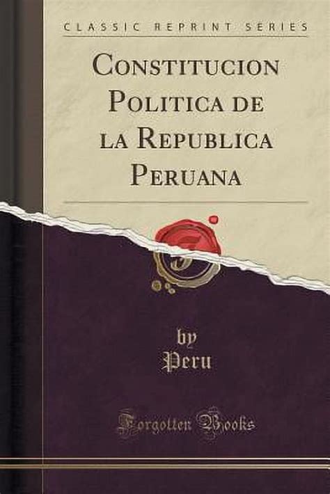 constitucion politica republica peruana classic Kindle Editon
