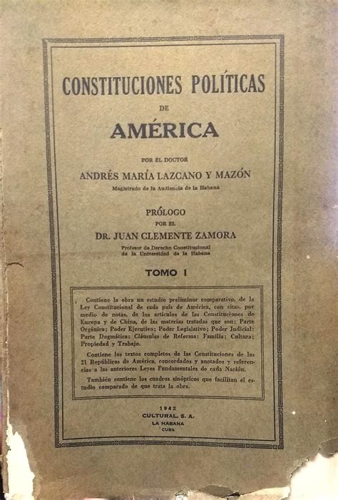 constituciones pol?icas latinoamericanas tomo spanish Reader