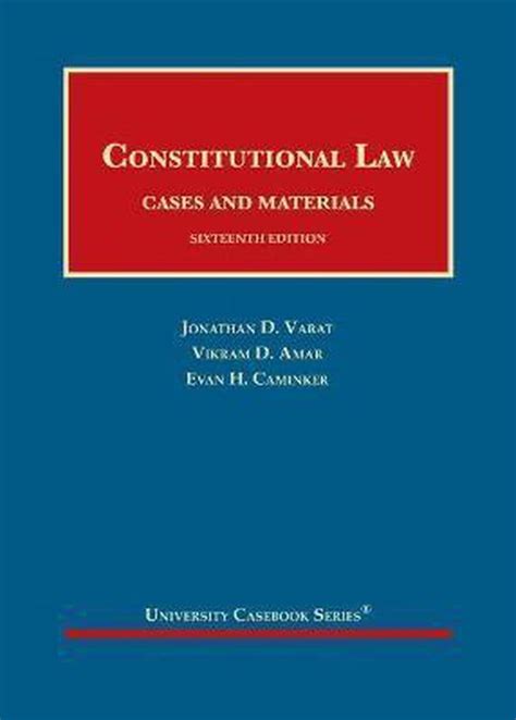 constitutional law university casebook Kindle Editon
