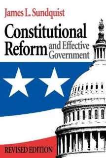 constitutional reform and effective government institutional studies Kindle Editon