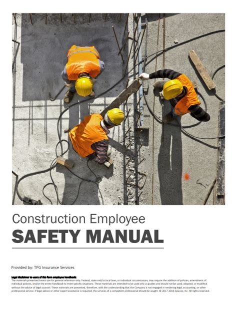 construction company safety manual Epub