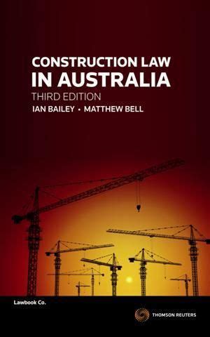 construction law in australia 3rd edition PDF