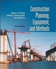 construction planning equipment methods 8th edition solutions Reader