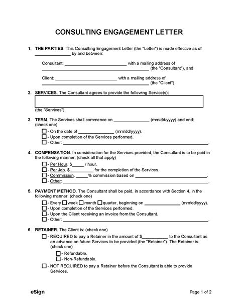 consulting engagement letter sample pdf Ebook Reader