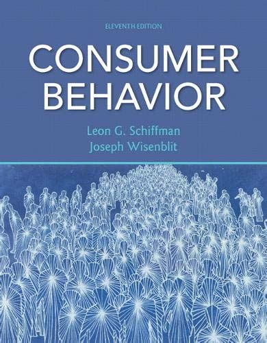 consumer behavior 11th edition schiffman PDF