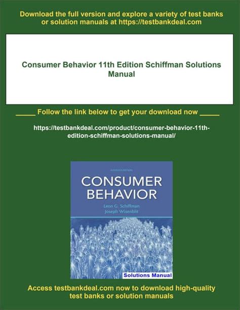 consumer behavior by schiffman 11th edition pdf Reader