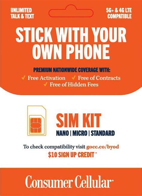 consumer cellular sim card