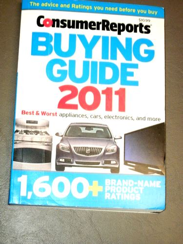 consumer reports annual buying guide 2011 Doc