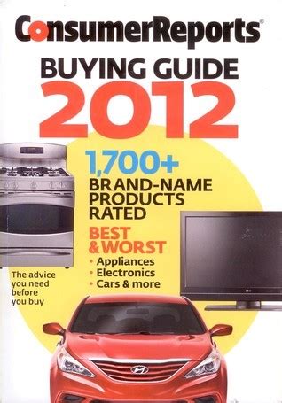 consumer reports buying guide 2012 index Reader