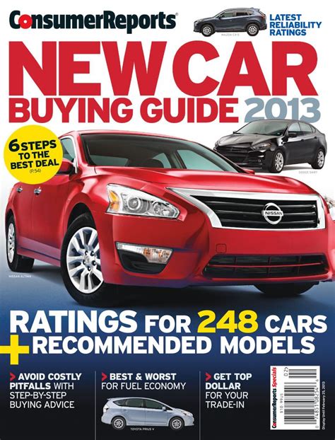 consumer reports car buying guide 2013 Kindle Editon