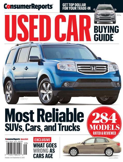 consumer reports used car buying guide book PDF