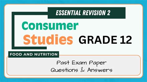 consumer studies exampaper 2014 grade 12 june Doc