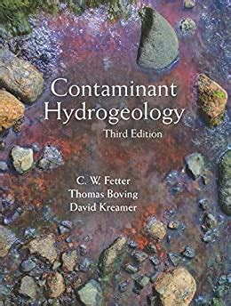 contaminant hydrogeology edition c w fetter Ebook Doc