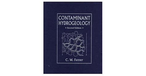 contaminant hydrogeology fetter solutions Epub