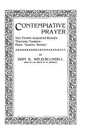 contemplative prayer augustine teaching thereon Epub