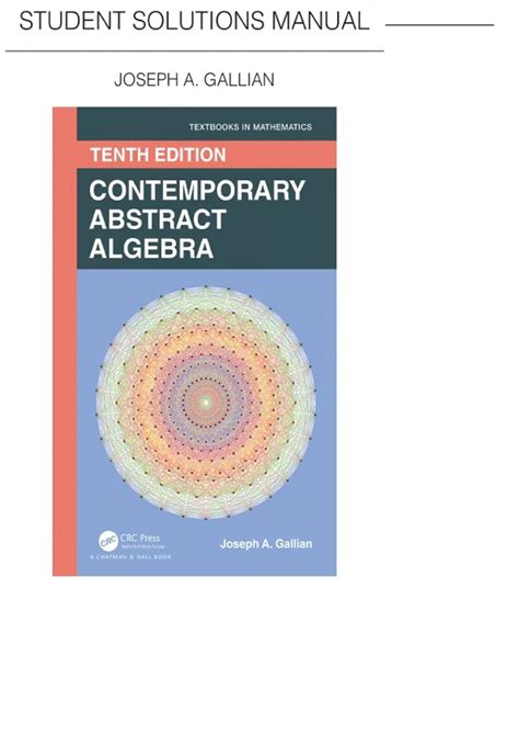 contemporary abstract algebra solution manual Doc