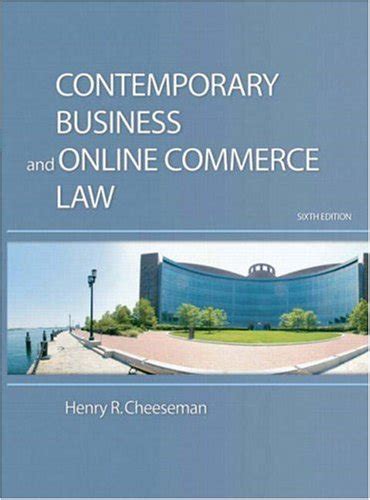 contemporary business and online commerce law Reader