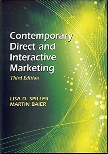 contemporary direct and interactive marketing third edition Reader