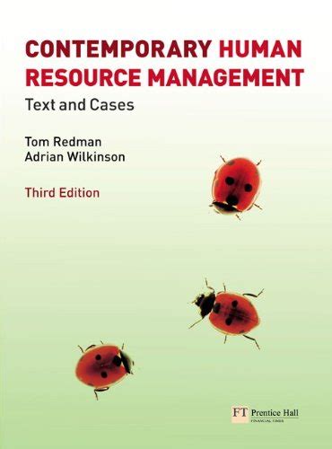 contemporary human resources management text and cases Reader