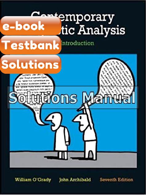 contemporary linguistic analysis 7th edition 4 Reader