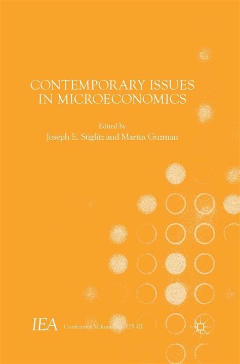 contemporary microeconomics international economic association Kindle Editon