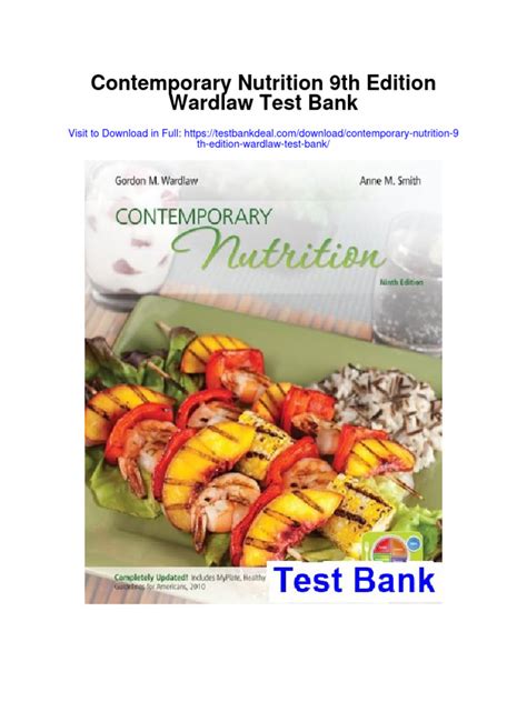 contemporary nutrition by wardlaw 9th edition PDF