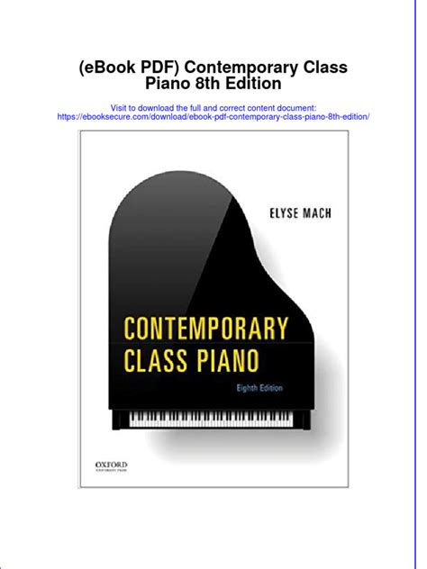 contemporary-class-piano Ebook Reader