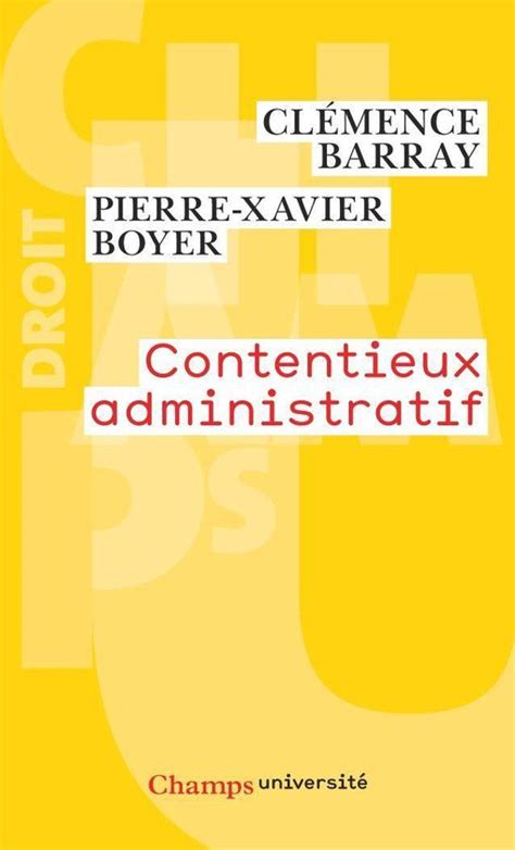 contentieux administratif cl mence barray Kindle Editon