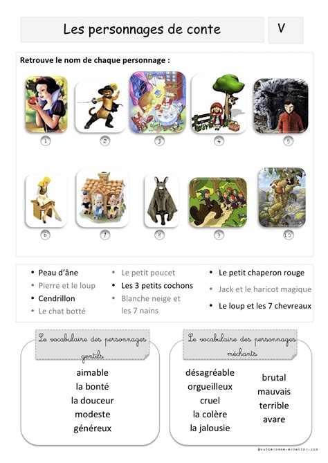 contes et rcits i vocabulaire Reader