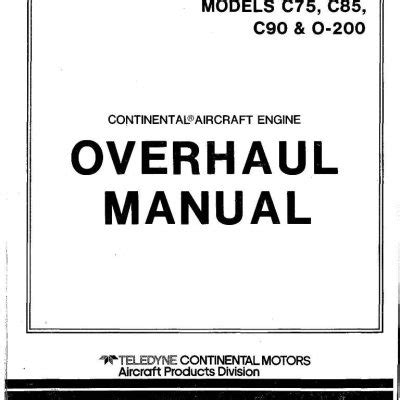 continental c90 12f maintenance manual PDF