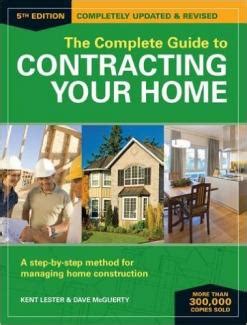 contracting your own home a step by step guide revised Epub