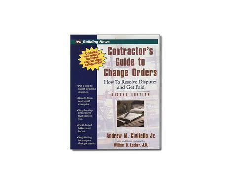contractors guide to change orders 2nd edition Kindle Editon