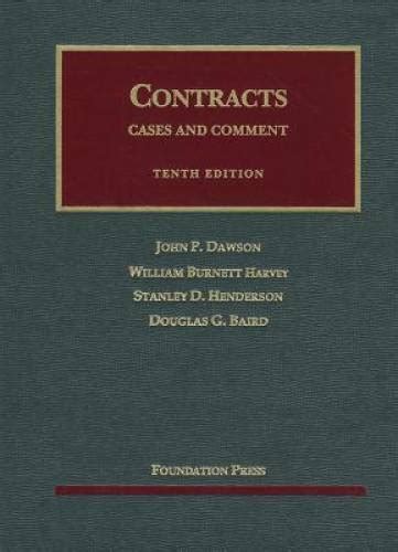 contracts cases and comment 10th edition Doc