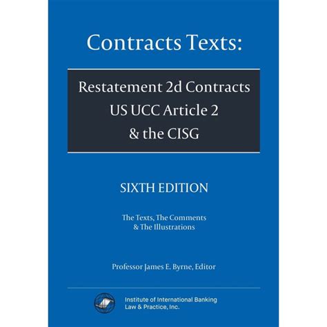contracts texts restatement 2d contracts ucc article 2 and the cisg Doc