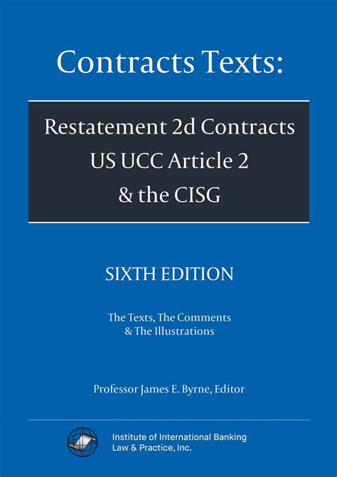 contracts texts restatement 2d contracts ucc article 2 and the cisg Doc