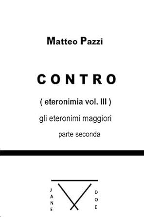 contro eteronimia seconda eteronimi maggiori Epub