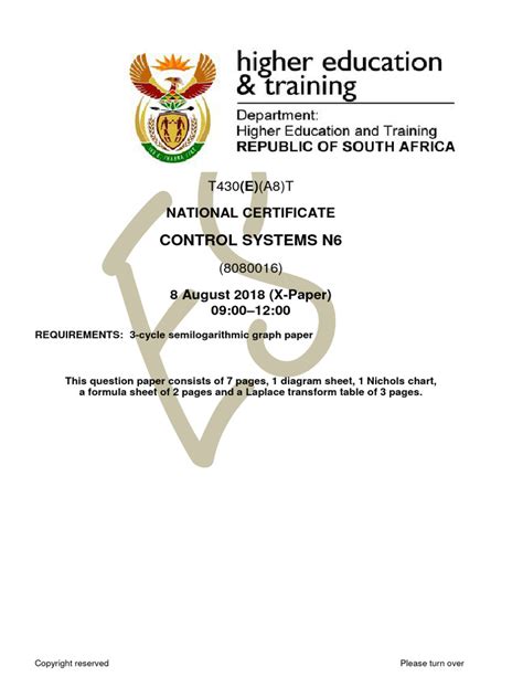 control system n6 study guide Reader