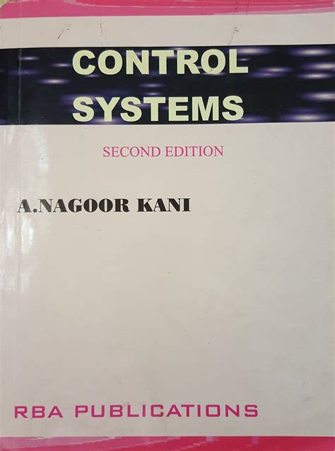 control systems by nagoor kani pdf PDF