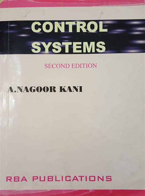 control systems engineering nagoor kani first edition PDF
