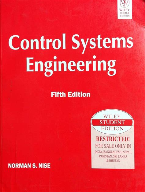 control systems engineering norman nice 5th edition Reader
