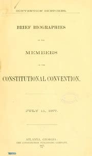 convention sketches biographies members constitutional Doc