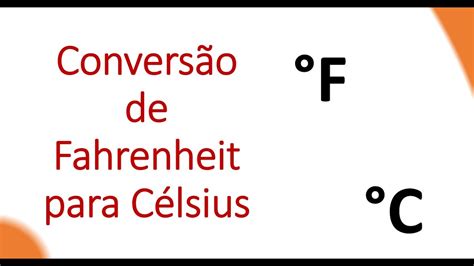 conversao fahrenheit