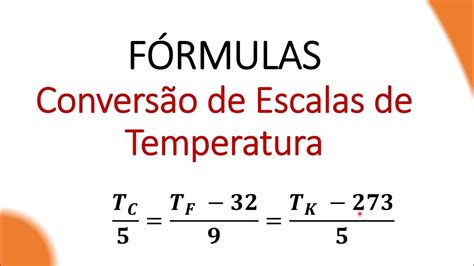 conversao temperatura