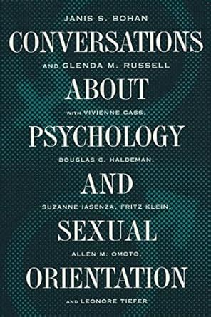 conversations about psychology and sexual orientation Epub