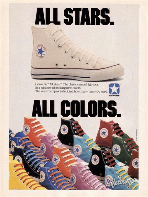 converse in the 80's